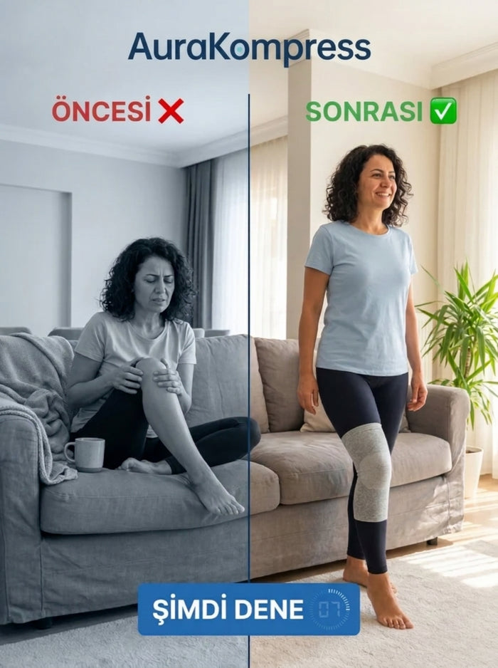 AuraKompress Bambu Dizlik Kompresyon