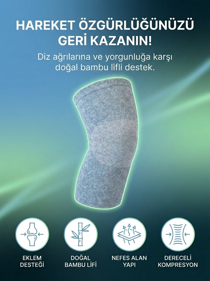 AuraKompress Bambu Dizlik Kompresyon